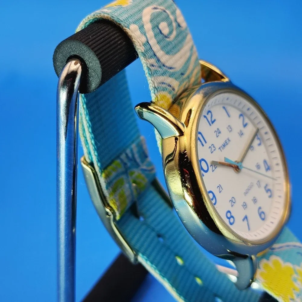 Vintage 2012 Timex Weekender Summer Breeze 38mm Women's‎ Quartz Watch Restored